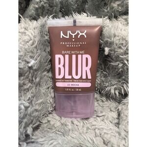NYX MAKEUP BARE WITH ME BLUR Blurring Tint Foundation 22: Mocha Sealed